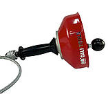 Трос для чистки каналізаційних труб Dali D-50SZ (8 мм 6.15 м), фото 6