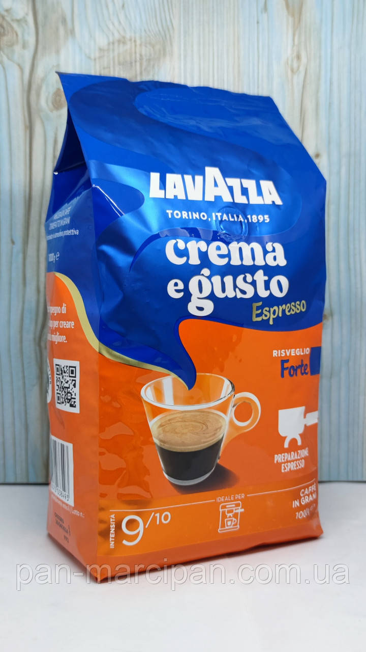 Кава зернова Lavazza Crema E Gusto Espresso Forte 1кг Італія, фото 1