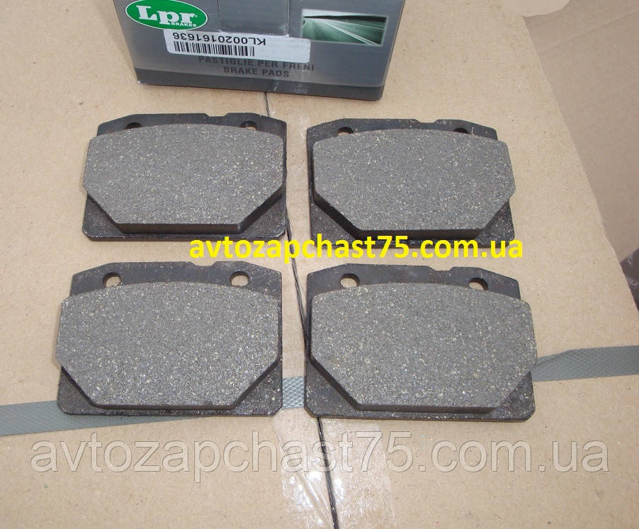 Колодки гальмівні ваз 2101, 2102, 2103, 2104, 2105, 2106, 2107 передні (LPR, Італія), фото 1