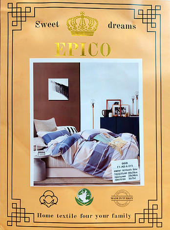 Постільна білизна Flanel Epico євро розмір — наволочки 50*70, фото 2