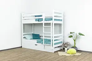 Ліжко дерев'яне двоповерхове з підйомним механізмом "Шрек" Дрімка (варіанти кольору, розмірів)