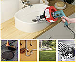 Трос для чистки каналізаційних труб Dali D-60SZ (7.6 м 10мм), фото 10