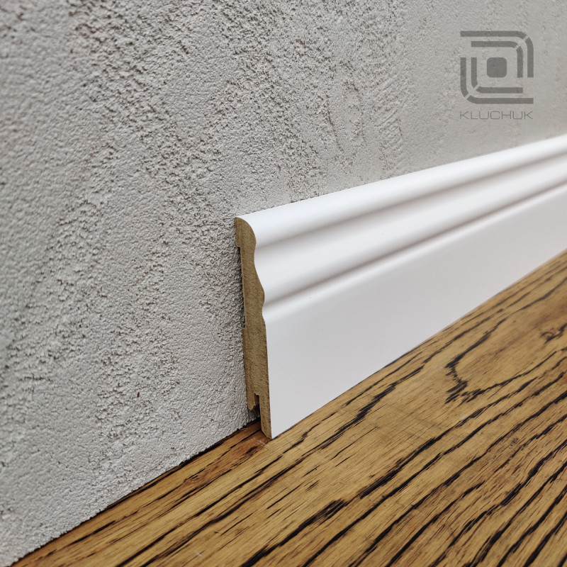 Плінтус МДФ Хвиля 80х12мм MDF-V80 RAL, фото 1