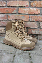 Берці шкіряні Койот "Rubikon" Original, осінь/зима військове тактичне взуття. Розмір 43 (40-45)