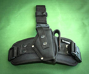 Кобура під ПМ на стегна та на пояс. Кордура чорна
