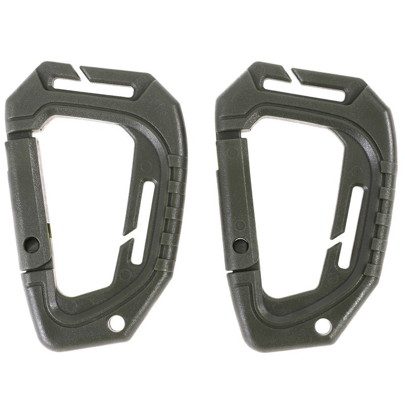 Карабін Mil-Tec MOLLE Olive 2шт 15922501