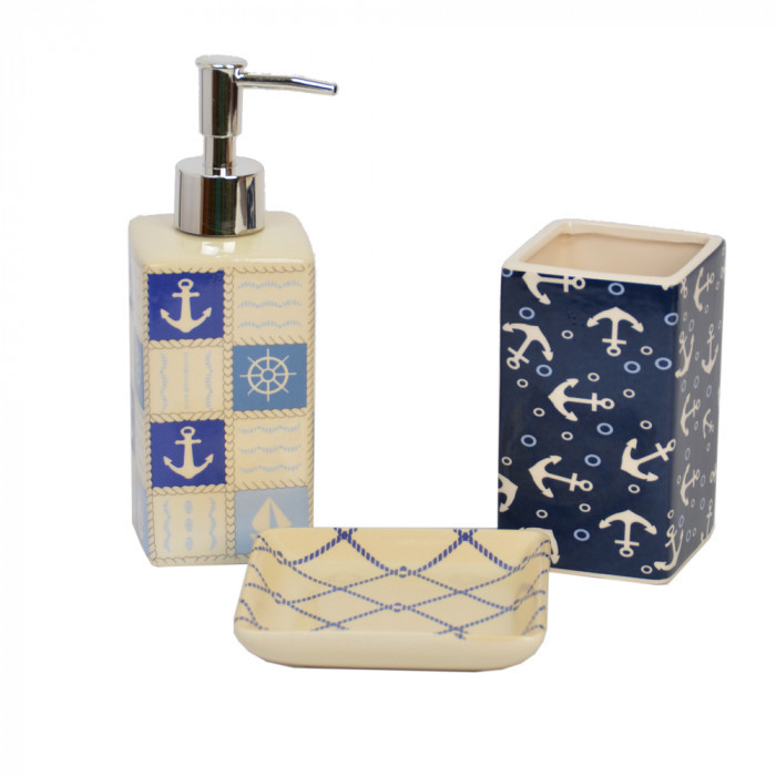 Набір для ванни кераміка "Nautical" (YX025)
