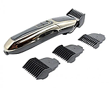 Машина для стриження волосся Gemei GM-6069 акумуляторна, фото 5