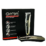 Машина для стриження волосся Gemei GM-6069 акумуляторна, фото 6