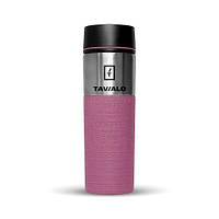 Термокружка Tavialo 420 мл розовый цвет + 2 уплотнительных кольца