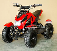 Квадроцикл дитячий 36v 800w з повітряним охолодженням червоно-чорний