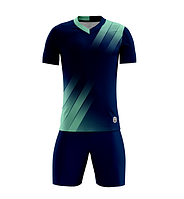 Футбольная форма для детских и взрослых команд М33 4XL, Синий темный