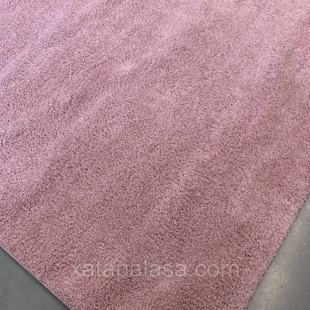 Килим 120х180 рожевий з високим ворсом Shaggy Bravo 1 L.Pink/L.Pink Узбекистан