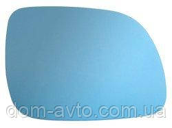 VW Golf IV 97-03 дзеркало вкладиш МАЛЕНЬКЕ СИНЄ З ПІДІГРІВОМ праве