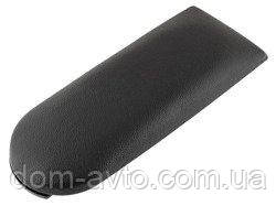 VW Bora 98-05 Клапан підлокітника на кнопці та оббивка ЧОРНА ЕКО ШКІРА KPL