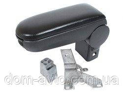 Підлокітник VW Bora KPL BLACK ECO LEATHER + монтажний комплект
