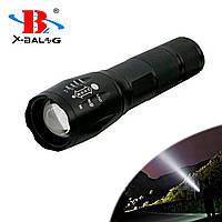 Светодиодный фонарь аккумуляторный X-Balog BL 1831-T6 ручной диодный фонарик на батарейках для охоты (ST)
