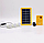 Сонячна станція для кемпінгу на три лампи Led Kit, ліхтар для кемпінгу із сонячною батареєю, фото 8