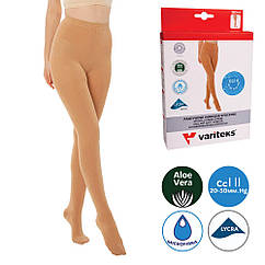 Колготки компресійні, 2 клас, 20-30 мм рт.ст., бежеві, розмір 1, Variteks 903-1
