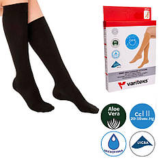 Гольфи компресійні, 2 клас, 20-30 мм рт.ст., розмір 1, чорні, Variteks 905-1