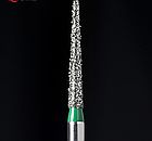 Діамантовий бір TF-11C. Конусоподібний (ISO 173/015), зелений, Mani.Оригінал., фото 2