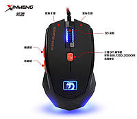 Мышь игровая Xinmeng Mumba III XM-M391, USB, 6D, 2000DPI, LED