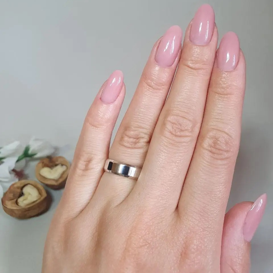 Обручка срібна гладенька американка, фото 1