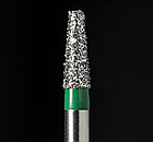 Діамантовий бір TF-23C. Усічений конус (ISO 170/019), зелений, Mani.Оригінал., фото 2