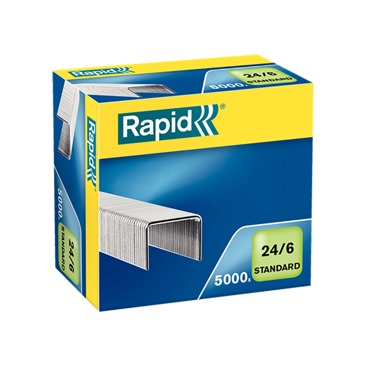 Скоби RAPID Standart 24/6мм 5М G арт. 24859800 в уп.5000шт