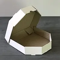 Картонная коробка для пиццы 200х200х50 мм. Белая (100шт./упаковка)