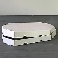 Картонная коробка для Пиццы и Кальцоне 320Х160Х35 мм. Белая (100шт./упаковка)