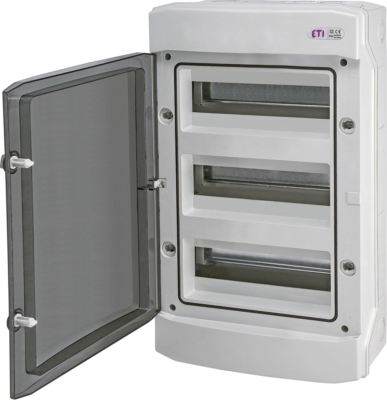 Зовнішній щит IP65 ETI ECH-36PTu 36 мод. 1101174 (розподільчий, навісний, модульний, з прозорою дверцятами), фото 1