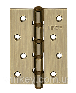 Петля для дверей LINDE 2.5*100*75*12 стара бронза універсальна