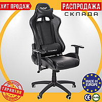 Геймерское Кресло до 140 кг с TILT Компьютерное Игровое Кресло для Геймеров NORDHOLD YMIR Черный Карбон ПОЛЬША