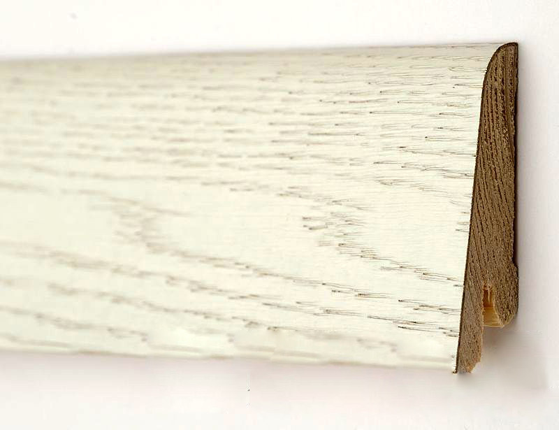 Плінтус дерев'яний Rustique Дуб Арктік 60х19мм KLR60-03, фото 1