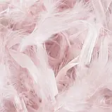Гірлянда шарф-боа з натурального пір'я 180 см Springos святкова новорічна Рожевий, фото 7