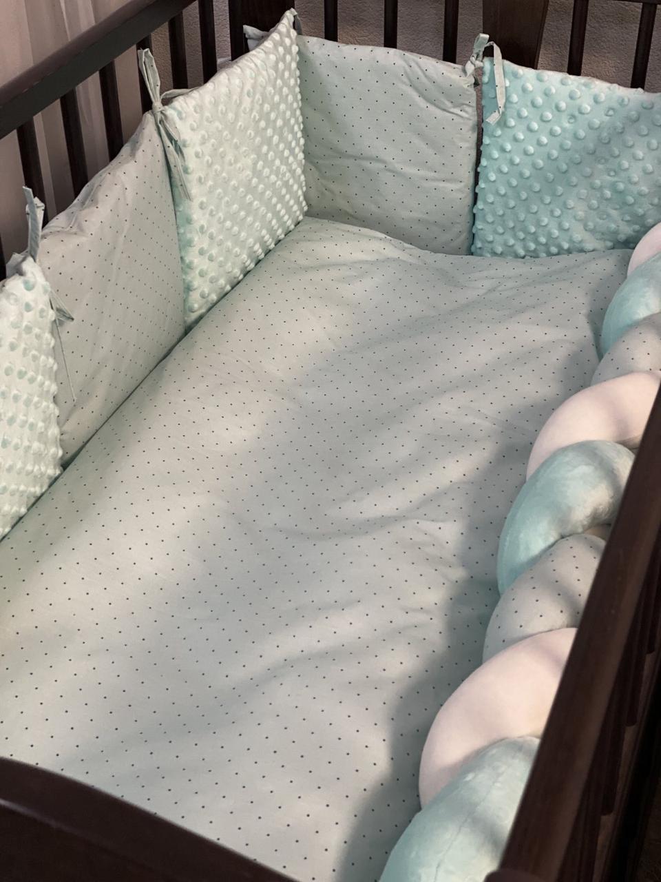 Дитяча постіль Ведмедик подушки +коса 8 елементів