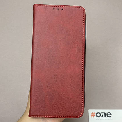 Чохол-книга для Xiaomi Redmi 9C книжка з підставкою магнітом на телефон сяомі редмі 9с червона LTH, фото 1