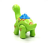 Конструктор магнітний 6605 "Мусзавр", світло, звук, запис голосу, тріскачка, фото 3