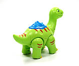 Конструктор магнітний 6605 "Мусзавр", світло, звук, запис голосу, тріскачка, фото 4