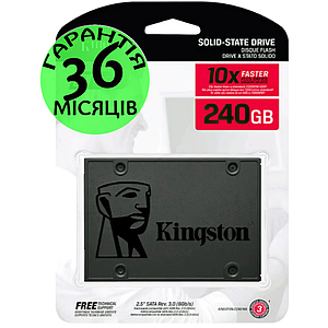240GB SSD диск Kingston SSDNow A400 (SA400S37/240G), ссд накопичувач кінгстон 240 гб