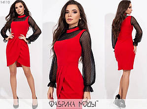 Вечірня сукня зміцнює дайвінг і флок на сітці зелений