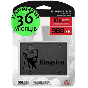 960GB SSD диск Kingston SSDNow A400 (SA400S37/960G), ссд накопичувач кінгстон 960 гб