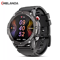 Мужские умные смарт часы Smart Watch Melanda QF30B / Фитнес браслет трекер