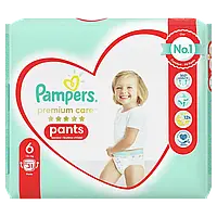 Трусики подгузники Pampers Premium Care Pants 6 ( 15+ кг ) 31 шт!