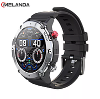 Мужские умные смарт часы Smart Watch Melanda QF30S / Фитнес браслет трекер