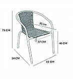 Cадові меблі Jumi Bistro Black-4, фото 5