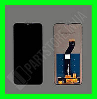 Дисплей Motorola Moto G8 Power Lite (XT2055) с сенсором, черный (оригинальные комплектующие)