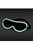 Маска на очі, світиться в темряві NS Novelties Glo Bondage Blindfold Green, фото 2