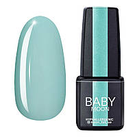 Гель лак Baby Moon Green Sea Gel polish № 001 бело-зелёный светлый 6 мл